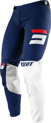 Produktbild von Shot Aerolite Gradient Motocross Hose, blau/weiß/rot, 28