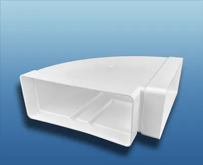 Produktbild von 90° Bogen horizontal : 150 (220x90) System: 150 (220x90)