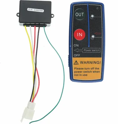 Productafbeelding van 12V/24V Elektrische lier met draadloos afstandsbedieningssysteem voor Jeep, truck, ATV. - 12V