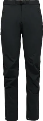 Schwarze Trekkinghose "Alpine Pants" von Black Diamond; geeignet für Herren; mit praktischen Taschen und verstellbarem Bund.