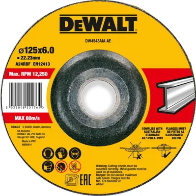 Produktbild von DeWalt Schruppscheibe 115x6x22,23 mm Inox