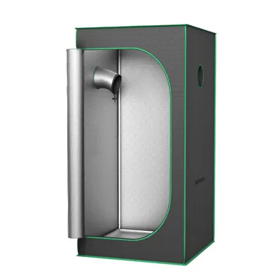 Obrázek produktu pro JOIEYOU Grow Tent 80x80x160 cm Grow Tent with Reflective Mylar Lightproof Waterproof Grow Tent Growroom Greenhouse for Plant Grow Room Homegrowing (pěstování rostlin v domácnosti)