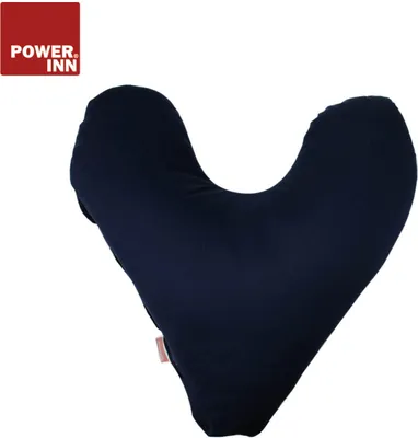 Produktbild von POWER INN Brustkissen Hope | Marineblau | Herzkissen als Schmerzlinderung nach Mastektomie | Stützkissen