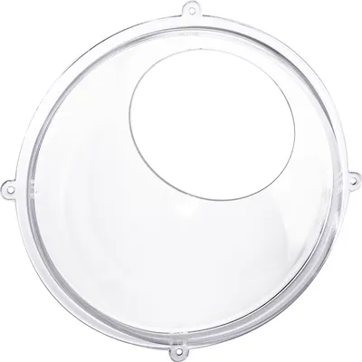 Produktbild von Acrylhalbkugel, Wandregal, HMF 46624-22 Hängedisplay, Ø 24 cm, Transparent