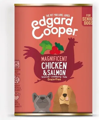 Zdjęcie produktu dla Karma dla psów Senior Kurczak/Łosoś 400 g – Edgard en cooper