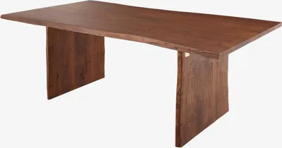 Image de MASSIVMOEBEL24 | Table à manger 160x100 Acacia laqué Brun PURE ACACIA #213