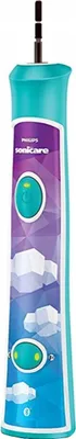 Immagine prodotto di Philips | Spazzolino elettrico HX6322/04 Kids - Blu - Pulizia efficace dei denti - Divertimento per i bambini