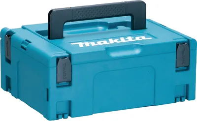 Produktbild von Makita Systemkoffer Makpac Typ 2, mit Einlage, Kunststoff, für DHP DDF Werkzeuge, 395 x 295 x 157 mm