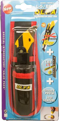 Produktbild von OLFA Abbrechmesser und Klingen Set mit Gürteltasche