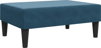 Obrázek produktu pro vidaXL Podnožka modrá 77x55x31 cm Velvet