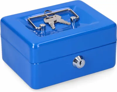 Produktbild von Tresor Micel CFC09 M13391 15,2 x 11,8 x 8 cm Blau Stahl