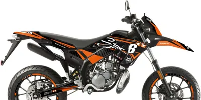 Produktbild von Stage6 Orange Deco Grafikset für Derbi X-treme 2018-2020
