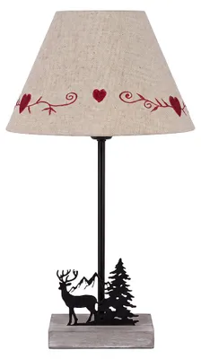 Produktbild von Clayre & Eef Tischlampe Braun Holz