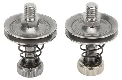 Produktbild von 2 Stück Fadenspannungsregler 3,5 x 1 cm / 1,4 x 0,4 Zoll, Edelstahl, Nähmaschinen-Fadenspannungsregler