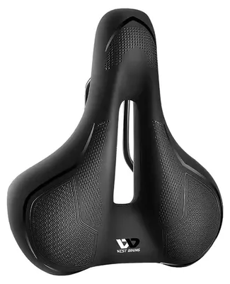 Produktbild von Fahrradsattel, Stoßdämpfung, Atmungsaktives Design, Schwarzes Stadtfahrrad-225