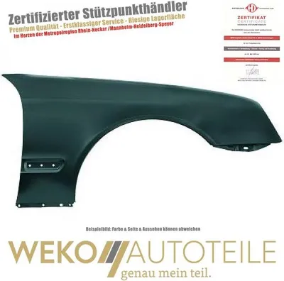 Produktbild von Kotflügel rechts DIEDERICHS 1625106 für MERCEDES-BENZ
