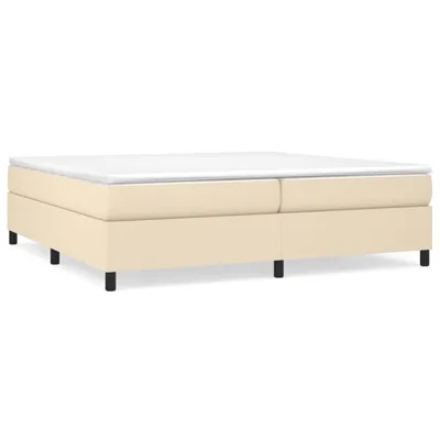 Immagine prodotto di Giroletto a Molle con Materasso Crema 200x200 cm in Tessuto