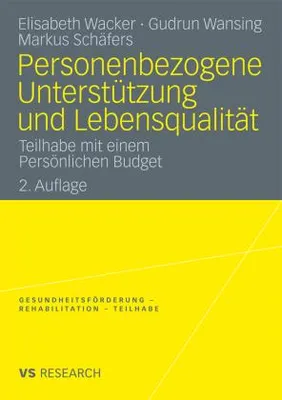 Obrázok produktu pre Personenbezogene Unterstützung und Lebensqualität