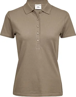 Produktbild von Tee Jays 145 | Damen Luxury Stretch Poloshirt - Farbe: Kit - Größe: S