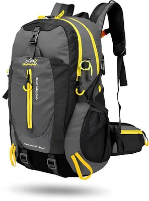Produktbild von CarryQuest® - Rucksack 40L Nylon Rückenbelüftung Grau