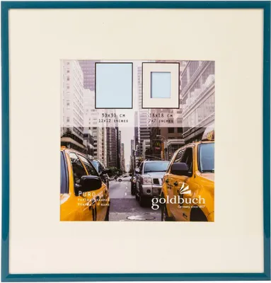 Produktbild von Goldbuch Kunststoff-Fotorahmen Puro 30 x 30 cm, petrolfarben