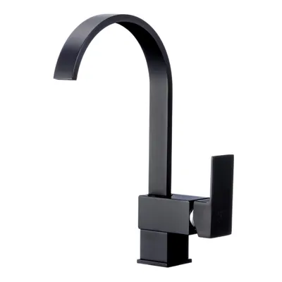 Produktbild von Spültischarmatur Küche schwarz schwenkbar | Wasserhahn Spültisch | Mischbatterie Armatur Spüle | Einhand Küchenarmatur | Einhandmischer Küchenspüle