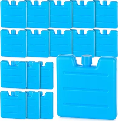 Produktbild von Vilde | Kühlakkus - Für Kühlboxen - 18 Stück - 100 ml - Wiederverwendbar - Sicher Und Langlebig