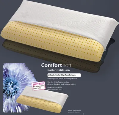 Produktbild von Centa-Star Nackenstützkissen COMFORT 40 x 80 cm Soft