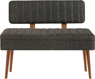 Produktbild von Barthelemy - Bank, 105x40x85h cm Nussbaum Braun, Tragkraft 150 kg