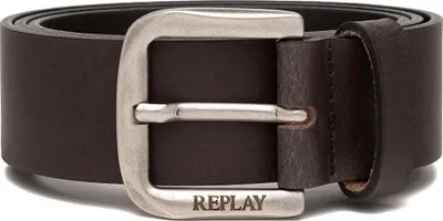 Obrázok produktu pre REPLAY Kožený opasok Opasok W105 Black Brown tmavohnedý