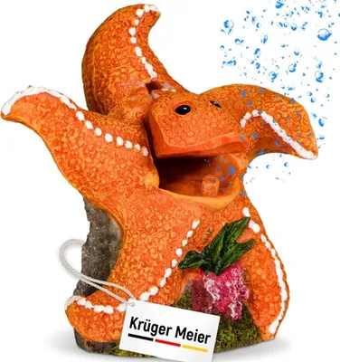 Produktbild von Kruger Meier Happy Starfish – Aquariendekoration 10.5x6x11 cm