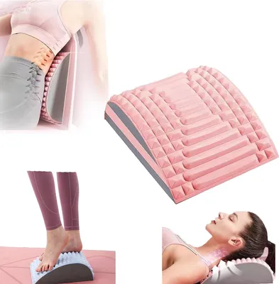 Produktbild von Welikera Bauchmuskelmaschine Rückenstrecker, Taillenmassage Stretcher Back Wirbelsäulenstrecker, Rosa