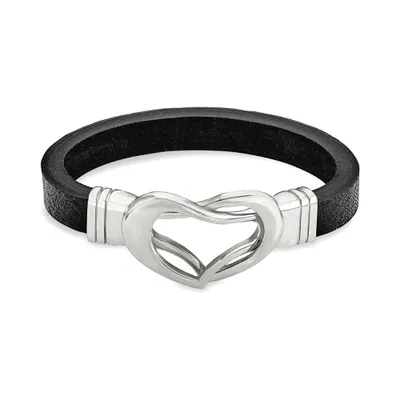 Produktbild von s.Oliver Jewel Damen Armband Edelstahl Leder SO1340/1 - 540063