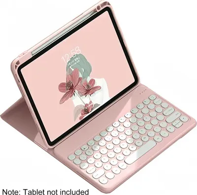 Produktbild von Magnetisch drehbares, abnehmbares Tablet-Case, mehrere Winkel und mehrere Szenen, starke magnetische Adsorption, abnehmbare Tastatur, schmutzabweisend und langlebig, lange Akkulaufzeit, hohe Kompatibilitaet, fuer iPad 10. Generation