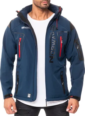 Produktbild von Geographical Norway Herren Regular Fit Jacke  techno men Navy S