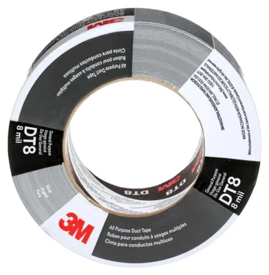 Immagine prodotto di 3M™ Nastro adesivo multiuso DT8, argento, 48 mm x 23 m - Nastro adesivo | scatola (24 confezioni)