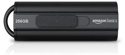 Produktbild von USB 3.1 Stick 256GB Amazon Basics Schwarz bis 130 MB/s Speichergerät