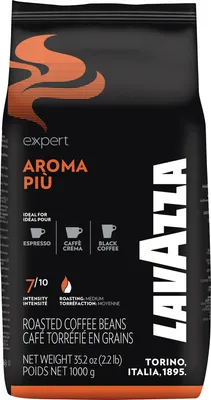 Zdjęcie produktu dla Kawa Lavazza AROMA PIU 2963 cała ziarnista 1kg