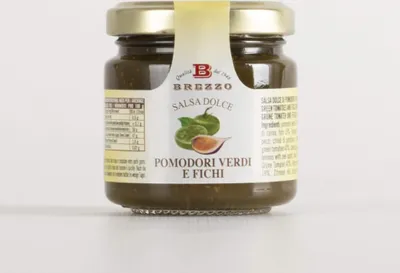Image de Sauce sucrée aux tomates vertes et aux figues, 110 g