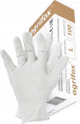 Zdjęcie produktu dla Rękawice robocze lateksowe pudrowane OX-LAT r.XL