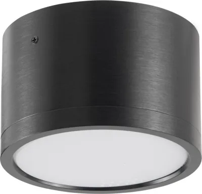 Immagine prodotto di Faretto da soffitto nero rotondo Ø8 cm 1xGX53 6W MIRELLA 328106 Polux