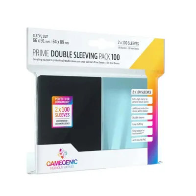 Produktbild von Gamegenic - Prime Double Sleeving Pack 100