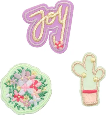 Produktbild von Lässig Joy Purple Textil Sticker 3tlg.