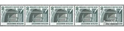 Produktbild von Briefmarken BRD (BR.Deutschland) 1987 Mi 1342A R II Fünferstreifen postfrisch Sehenswürdigkeiten