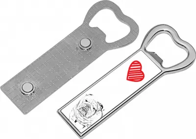 Produktbild von Bulldog, Englische Bulldogge - Flaschenöffner mit Hund, personalisierter Flaschenöffner für den Kühlschrank, ein einzigartiges Geschenk für Männer von