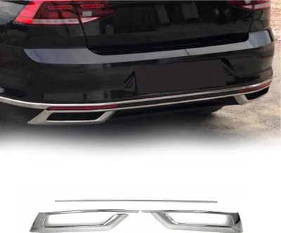 Image de Cadre d'échappement pour VW Passat 2019-2020 acier inox 3 Pcs