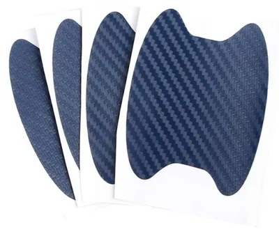 Productafbeelding van 4 stuks universele carbonfiber-folie voor autodeuren, stickers om krassen te voorkomen