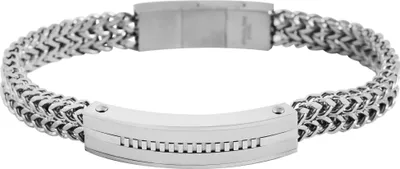 Produktbild von Akzent Geflochtenes Panzerarmband aus Edelstahl