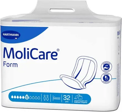 Produktbild von Hartmann MoliCare® Form Vorlage, 6 Tropfen - 32 Stück - B004Q1QKWQ | Packung (32 Stück)