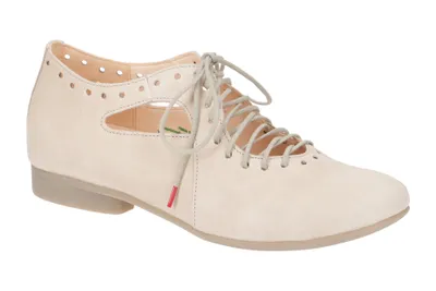Produktbild von Think GUAD Damenschuhe - elegante Schnür- Halbschuhe beige Elegant NEU